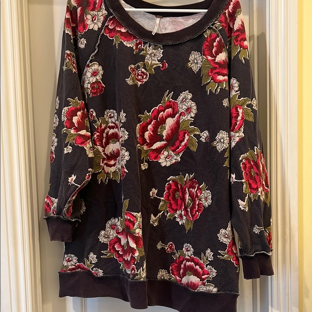 Floral Long Sleeve Top by Free People